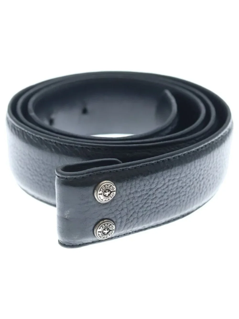 Chrome Hearts 1.5 Strap Scroll Rabe Roulis Betts Leather Belt